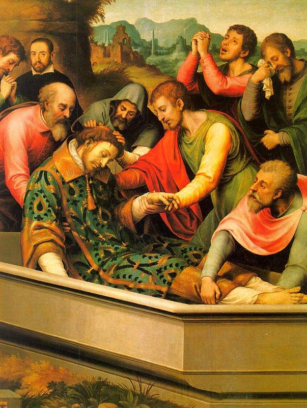 Juan de Juanes The Burial of St.Stephen